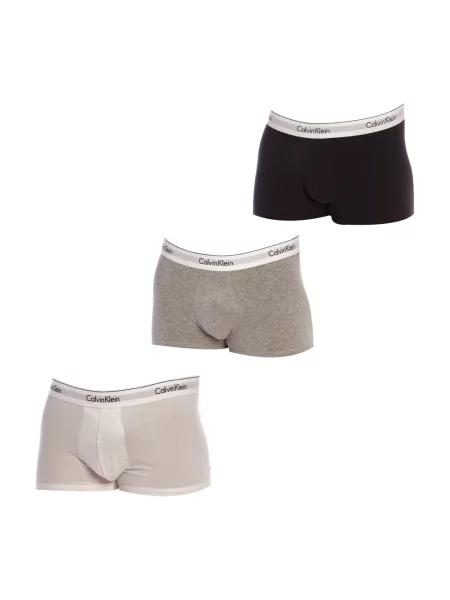 Calvin Klein kąpielówki w Mężczyźni szary|czarny|biały jednolity S białe