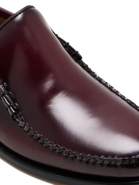 Pantofi loafer G.h. Bass & Co din piele roșu