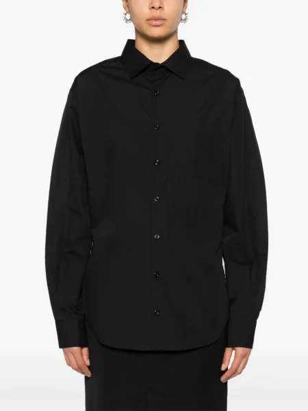 Cămașă Bettter din poplin negru