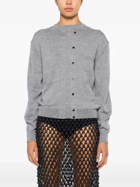Cardigan Marie Adam-leenaerdt gri