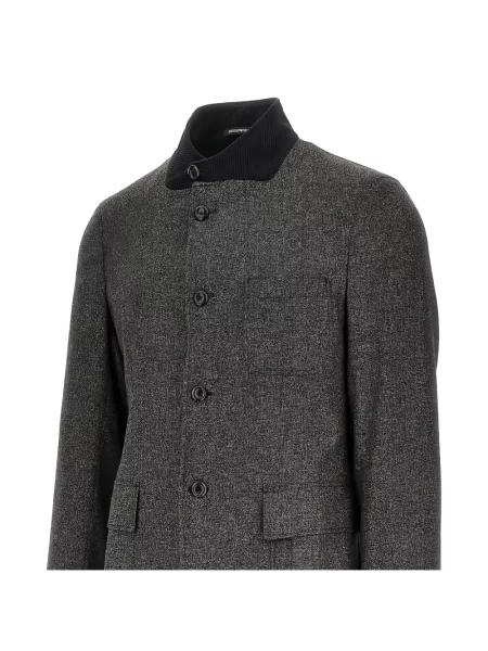 Geacă Emporio Armani gri