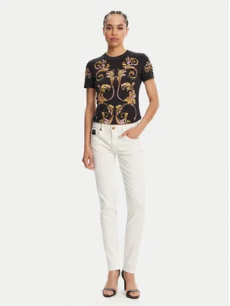 Versace Jeans Couture Jeansy Skinny Fit bílá