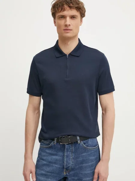 Calvin Klein μπλουζάκι πόλο μπλε
