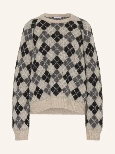 Mrs & Hugs Sweter Z Alpaki beige czarny