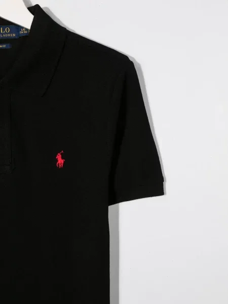 Koszulka polo dziecięca Polo Ralph Lauren czarna