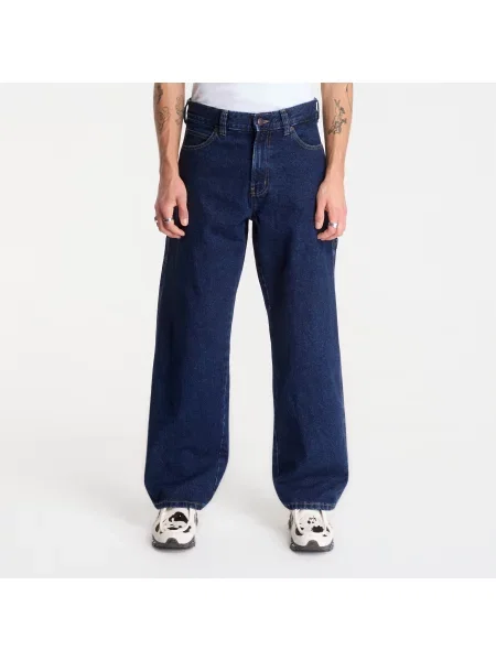 Pantaloni Dickies Loose Straight Carpenter Jeans Blue albastru