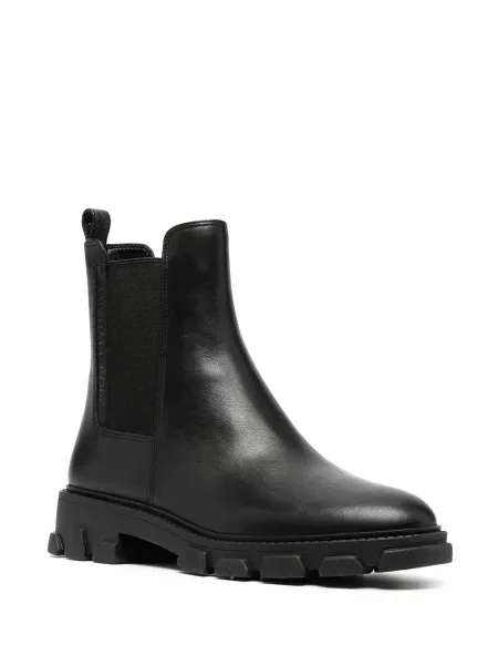 Cizme scurte Michael Michael Kors din piele negru