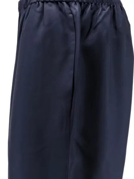 Pantaloni Róhe de mătase albastru
