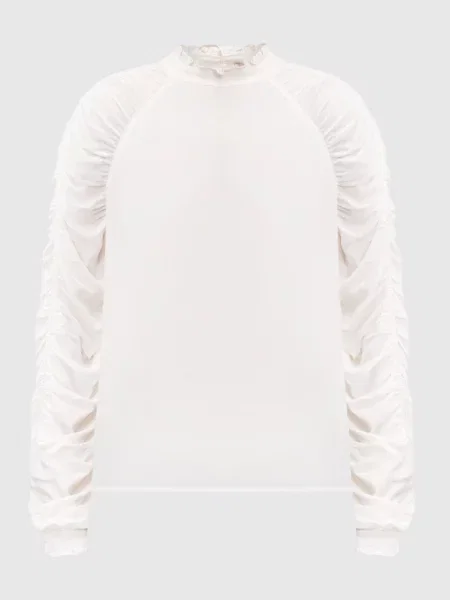 Блуза з логотипом Twinset біла