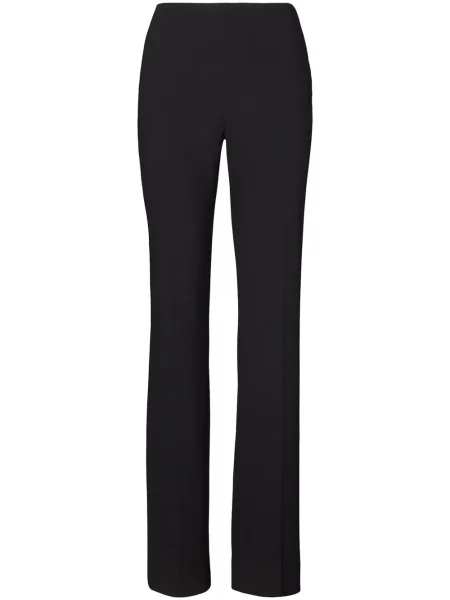 Pantaloni Ralph Lauren Collection cu talie înaltă negru