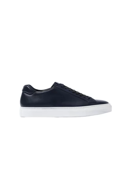 Sneakersy Scarosso skórzane niebieskie