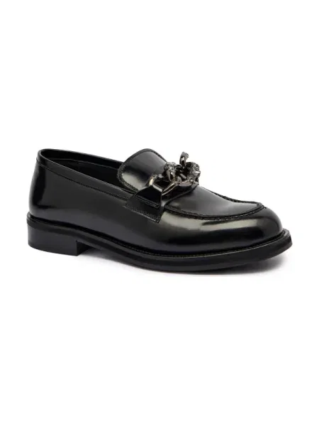 Marc Cain De piele pantofi loafer negru