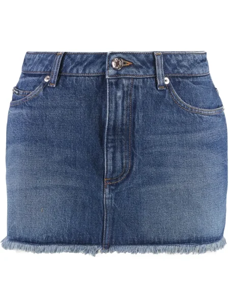 Fustă din denim Dolce & Gabbana albastru