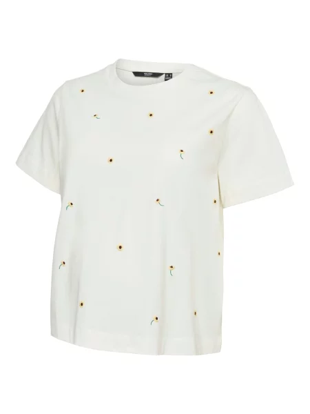 Vero Moda Maternity Tričko VMMSOLA METTE žlutá / zelená bílá