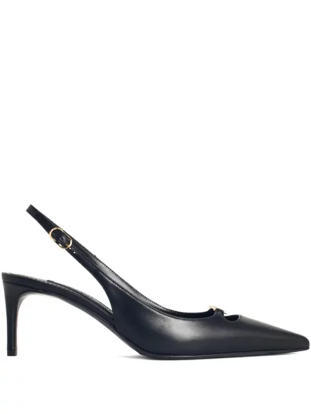 Pantofi cu toc Dolce & Gabbana slingback negru
