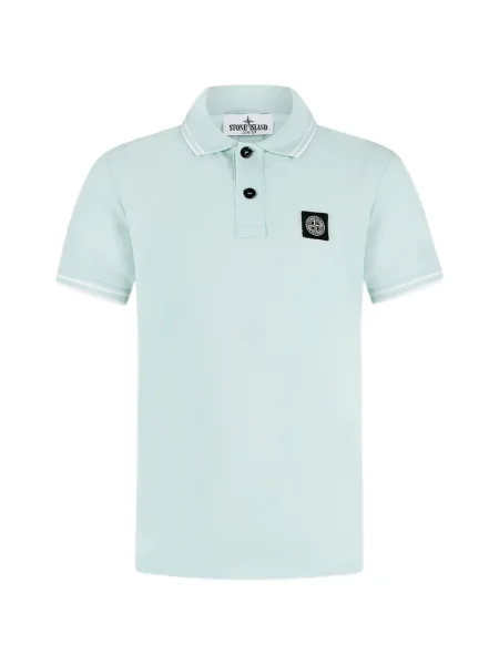 Koszulka polo dziecięca Stone Island niebieska