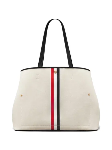 Geantă Thom Browne din canvas