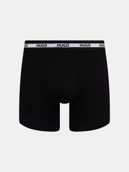 HUGO boxerky s BOXER BR PLANET DES černé