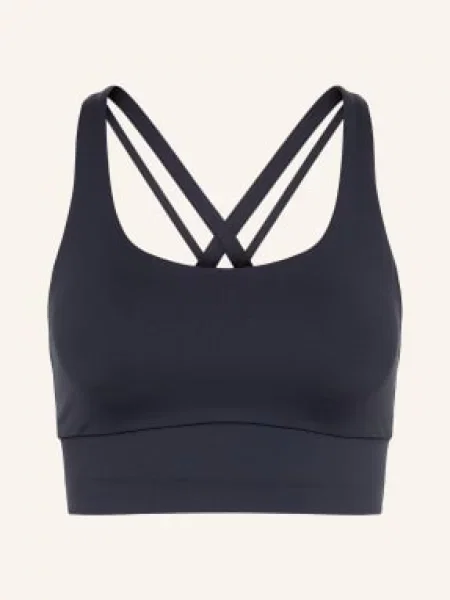 Lululemon Sportovní Podprsenka Energy™ Longline tmavě modrá