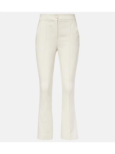 Cropp pantaloni Veronica Beard alb