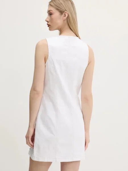 Tommy Jeans Rochie de blugi Écru alb