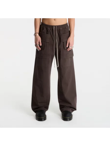 Pantaloni Rick Owens DRKSHDW Creatch Wide Cargo Drawstring Pants Dark Dust S