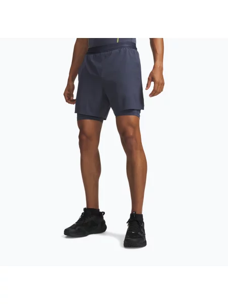 Pantaloni scurți de antrenament pentru bărbați Under Armour Vanish Elite Shorts downpour gray/downpour gray gri