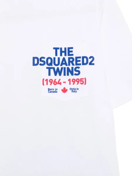 Dětské tričko Dsquared2 bílé
