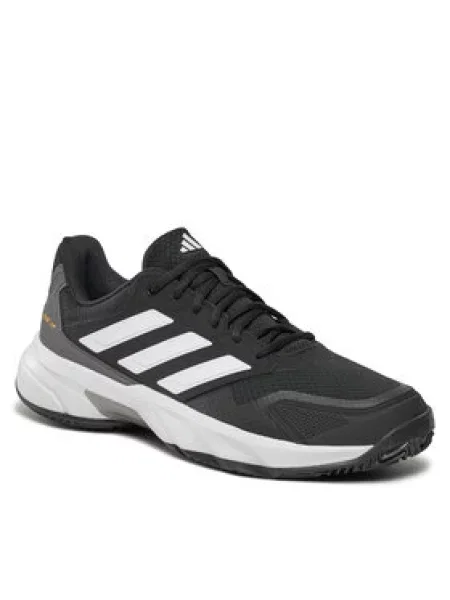 ADIDAS PERFORMANCE Sportovní boty CourtJam Control 3 tmavě šedá / černá bílá