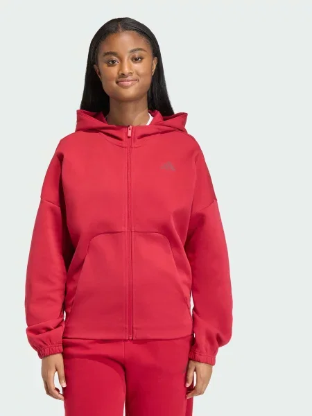 Кофта adidas бордовий
