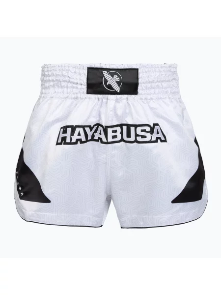 Pantaloni scurți de antrenament pentru bărbați Hayabusa Core Fight white alb