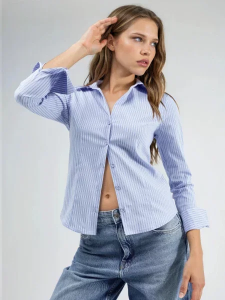 Hiccup Bluza Hemden svijetloplava