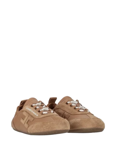 Sneakerși Elisabetta Franchi din piele de căprioară