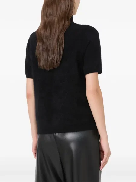 Vlněný krátký svetr 's Max Mara černý
