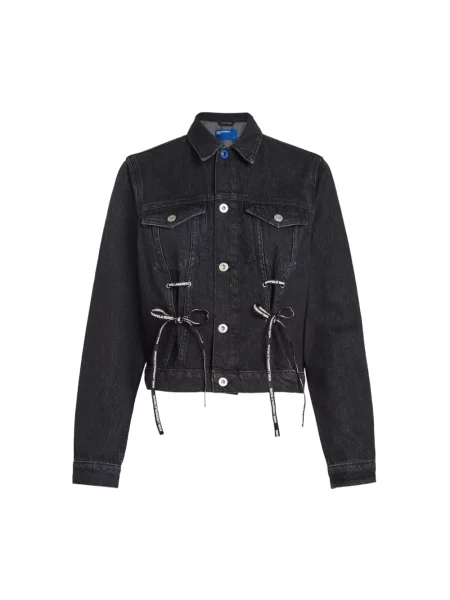 Kurtka jeansowa Karl Lagerfeld czarna