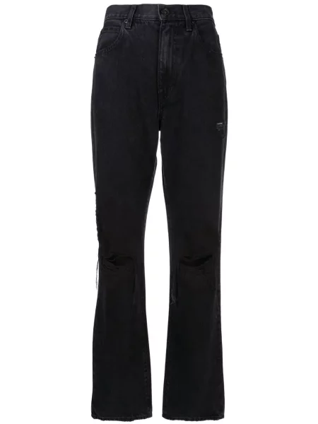 Jeansy Slvrlake z dziurami czarne