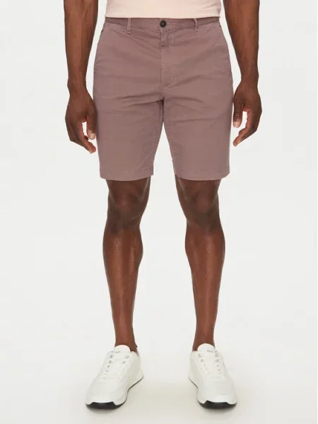 Kratke hlače iz tkanine BOSS roza