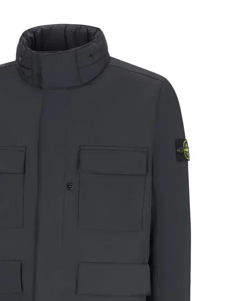 Geacă Stone Island cu strasuri negru