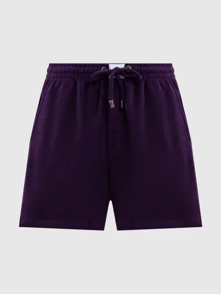 Шорти з логотипом The Attico фіолетові