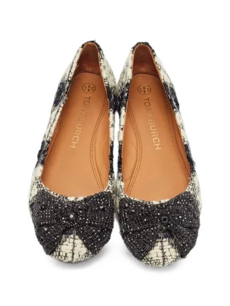 Balerini Tory Burch cu funde negru