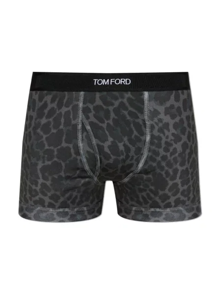 Bokserki Tom Ford z logo szare