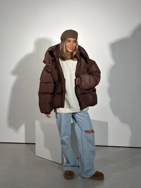 Пуховик Milirud коричневий