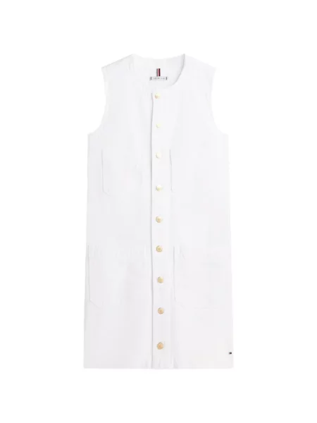 Костюм мини мини рокля Tommy Hilfiger бяло