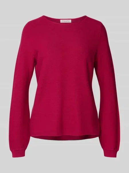 Sweter z dzianiny z prążkowanymi wykończeniami Christian Berg Woman