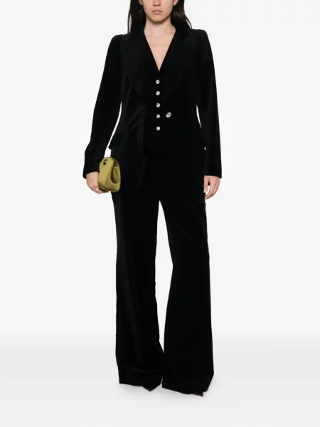 Geacă Temperley London de catifea negru