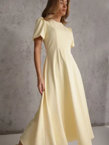 Rochie Nessesha galbenă