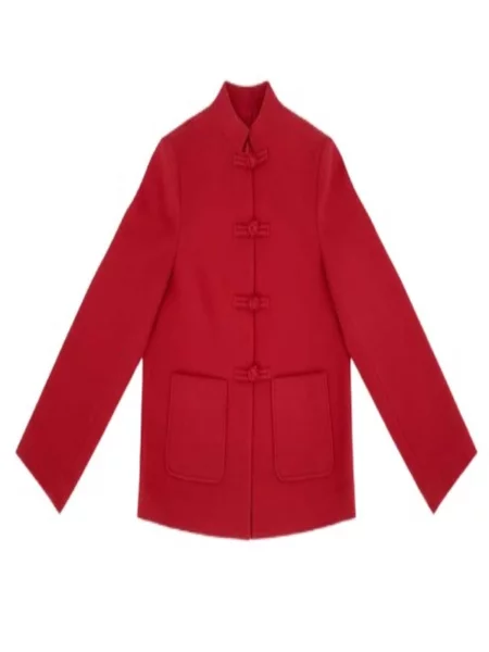 VERO MODA Geacă de primăvară-toamnă VMREGINA' roșu