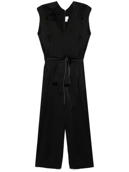 Kombinezon Victoria Beckham drapowany czarny