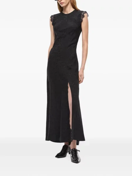 Rochie midi Pinko din jacard negru