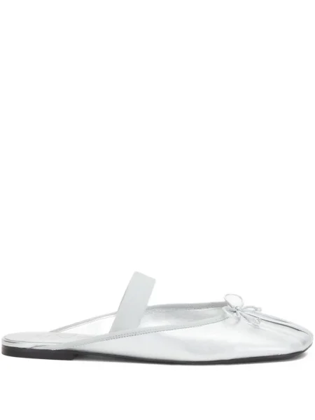 Papuci tip mules 3.1 Phillip Lim cu funde argintiu